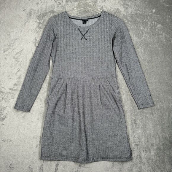 Patagonia Dress Womens Medium Black White Active Herringbone Heritage Outdoor - Picture 2 of 11